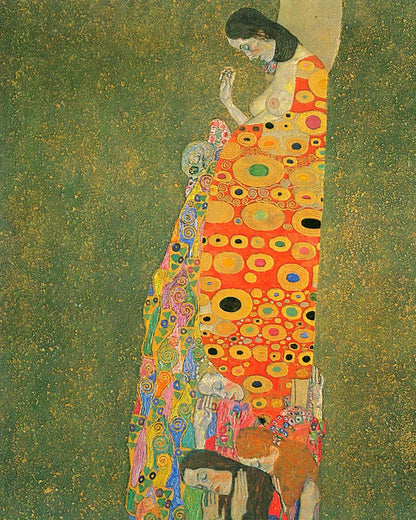 Abandoned Hope by Gustav Klimt