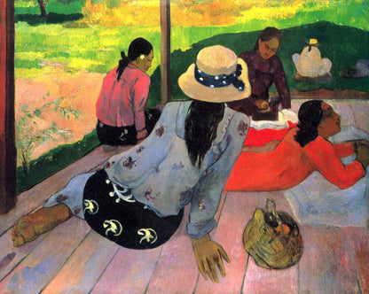 Afternoon Quiet Hour by Gauguin