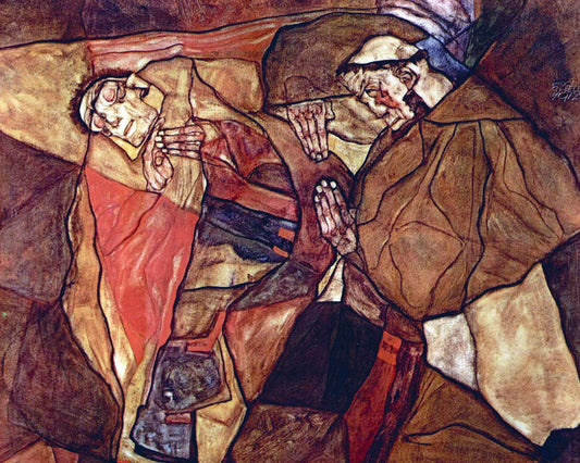 The Death Struggle by Egon Schiele