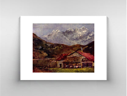 The Mountain Hut by Gustave Courbet