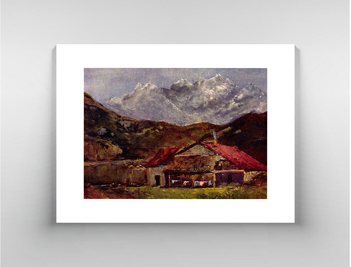 The Mountain Hut by Gustave Courbet