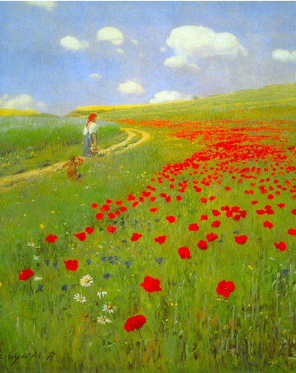 Field of Poppies by Merse