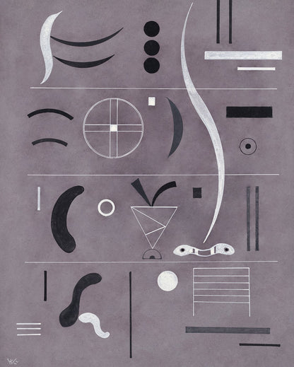 Four Parts by Wassily Kandinsky