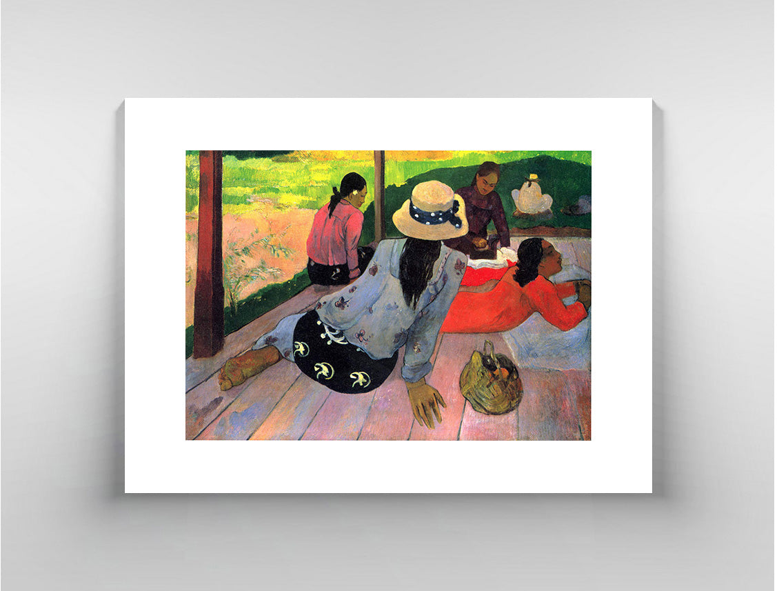 Afternoon Quiet Hour by Gauguin