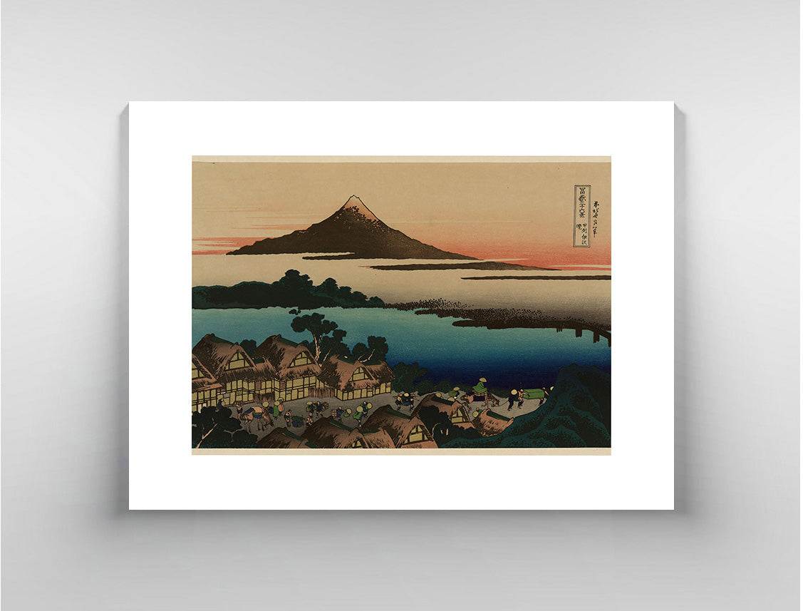 Dawn at Isawa in Kai Province by Katsushika Hokusai