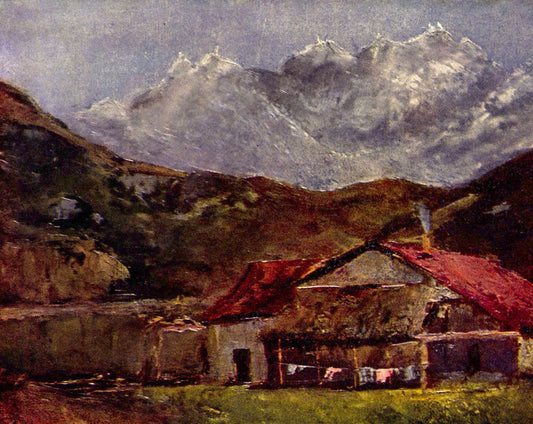 The Mountain Hut by Gustave Courbet