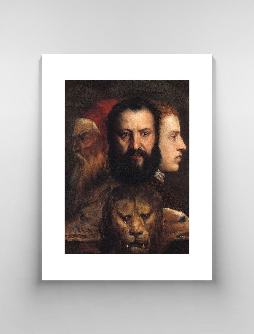 An allegory of prudence by Titian